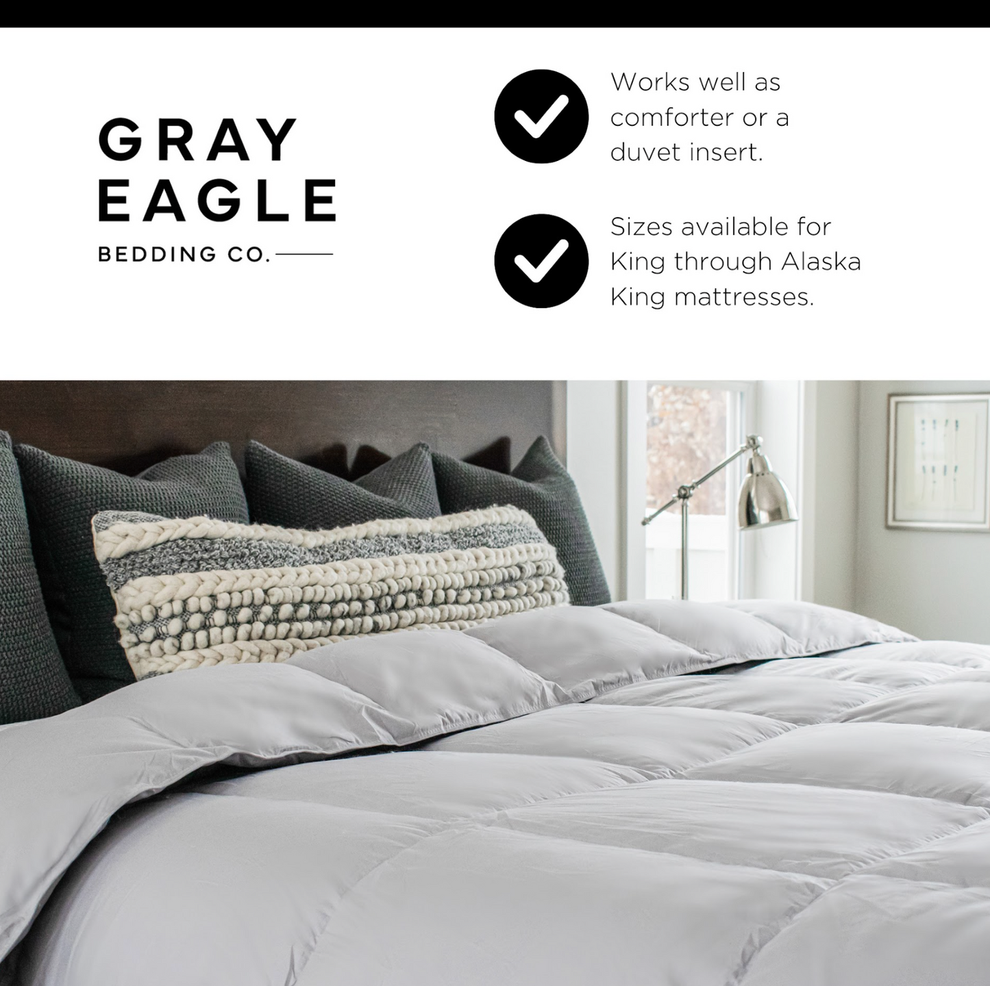 Super King Oversized Comforter in Silver Sconce